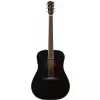 Fender FSR PM-1E Standard Dreadnought Black Top Westerngitarre (mit Tonabnehmer) + Koffer