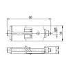 Alu Stage SCD-24 Klemmschnalle