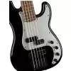 Fender Squier Contemporary Active Precision Bass V PH LRL Schwarz Bassgitarre