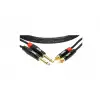 Klotz KT CJ150 kabel 2xRCA / 2xTS 1,5m