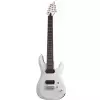 Schecter C-8 Deluxe  Satin White electric guitar