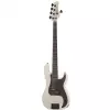 Schecter P-5  Ivory bass guitar