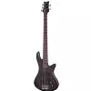 Schecter Stiletto Studio-5 See-Thru Black Satin bass guitar