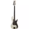 Schecter P-4 Ivory bass guitar