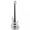 Schecter C-4 Deluxe Satin White bass guitar