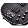 Schecter Hellraiser Extreme-4 See-Thru Black Satin bass guitar