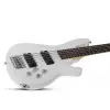 Schecter C-5 Deluxe Satin White bass guitar