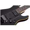Schecter Demon 7 FR Satin Black electric guitar