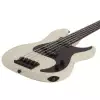 Schecter P-5  Ivory bass guitar