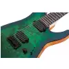 Schecter C-7 Pro Aqua Burst electric guitar