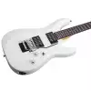 Schecter C-6 Deluxe FR Satin White electric guitar