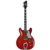 Hagstrom Super Viking Wild Cherry Transparent Flame electric guitar