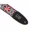 Levy′s Hootenanny Red Jacquard Gitarrengurt Levy′s Hootenanny Red Jacquard Gitarrengurt