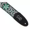 Levy′s Hootenanny Green Jacquard Gitarrengurt