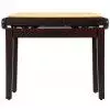 Grenada BG 27 piano bench, matte rosewood, bright brown drubbing