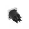 Neutrik NAC3MPB-1 Einbaustecker, Power-Out, 3/16′′ Flachsteckzungen, grau