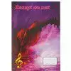 AN notebook for notes A4, 8 sheets violin theme