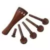 AN violin tailpiece set 4/4 a la Schweizer rosewood, Economy Line