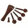 AN violin tailpiece set 4/4 a la Hill rosewood, gold fret