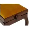 Grenada BG 2 piano bench, gloss walnut, gold drubbing