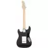 Career Strat Black E-Gitarre