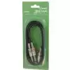 Adam Hall K3 TPC 0100 Twin-Kabel 2 x Klinke TS auf 2 x Cinch | 1 m