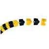 Adam Hall 851820 UltraTech Ultra-Sidewinder 732 cm BLK/YEL
