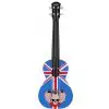 Korala PUC30-003 Konzert Ukulele, Union Jack With Skull