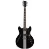 VGS VSH-120 Raven Black Mustang Semi Hollow E-Gitarre