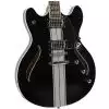 VGS VSH-120 Raven Black Mustang Semi Hollow E-Gitarre