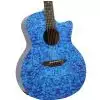 Luna Gypsy Quilt Ash TBL Westerngitarre