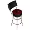 Fender 30″  Barstool W Back Tophat Red