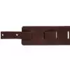 Filippe guitar leather belt 8 cm burgundy