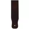 Filippe guitar leather belt 6,5 cm burgundy