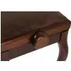 Grenada BG 2 piano bench, matte walnut, brown drubbing