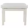 Grenada X 30 piano bench, gloss white, leather eco