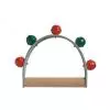 Rohema Percussion 61572F Glockenkranz mit 5 bunten Glocken