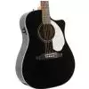 Fender Sonoran SCE Black V2 Westerngitarre (mit Tonabnehmer)